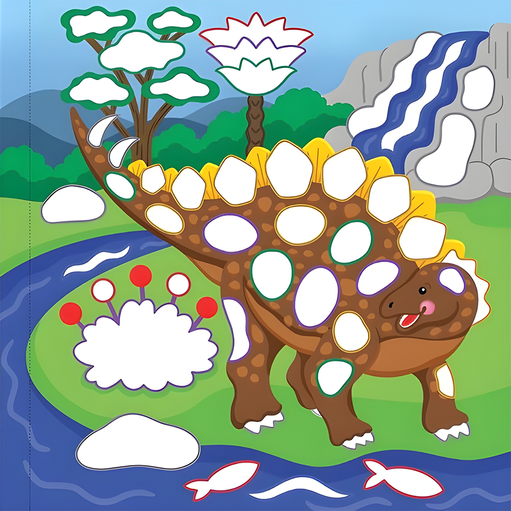 Color-By-Foil Sticker Book Dinosaurs, , large image number 10