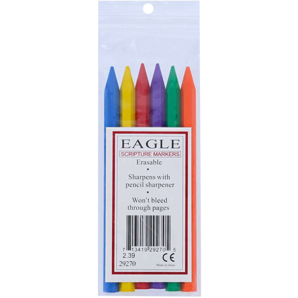Erasable Scripture Crayons