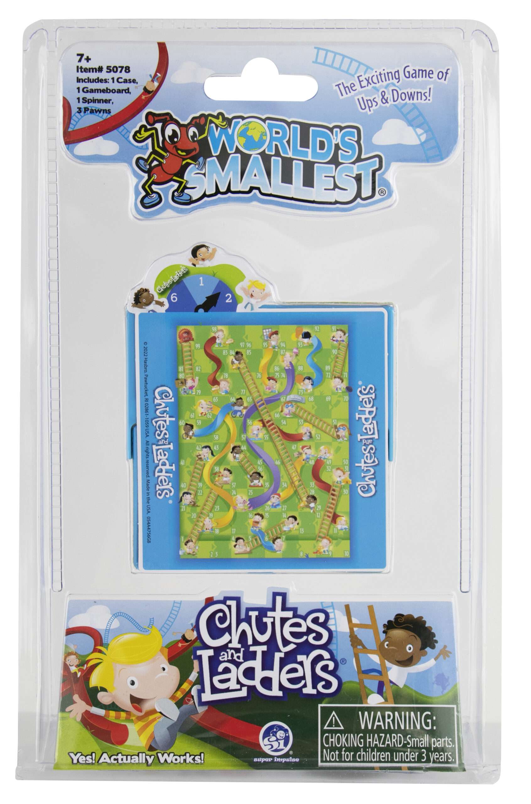 'World's Smallest'  Chutes and Ladders Board Game