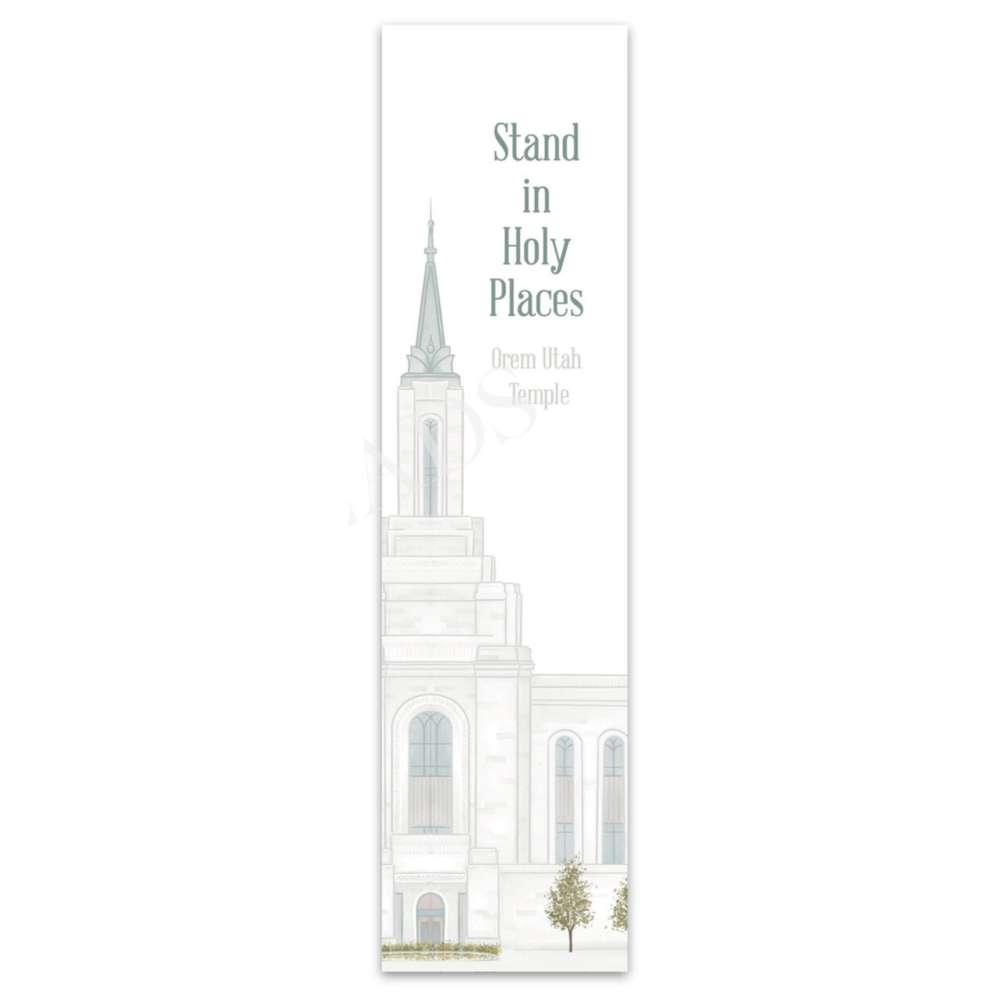 Orem Temple Bookmark