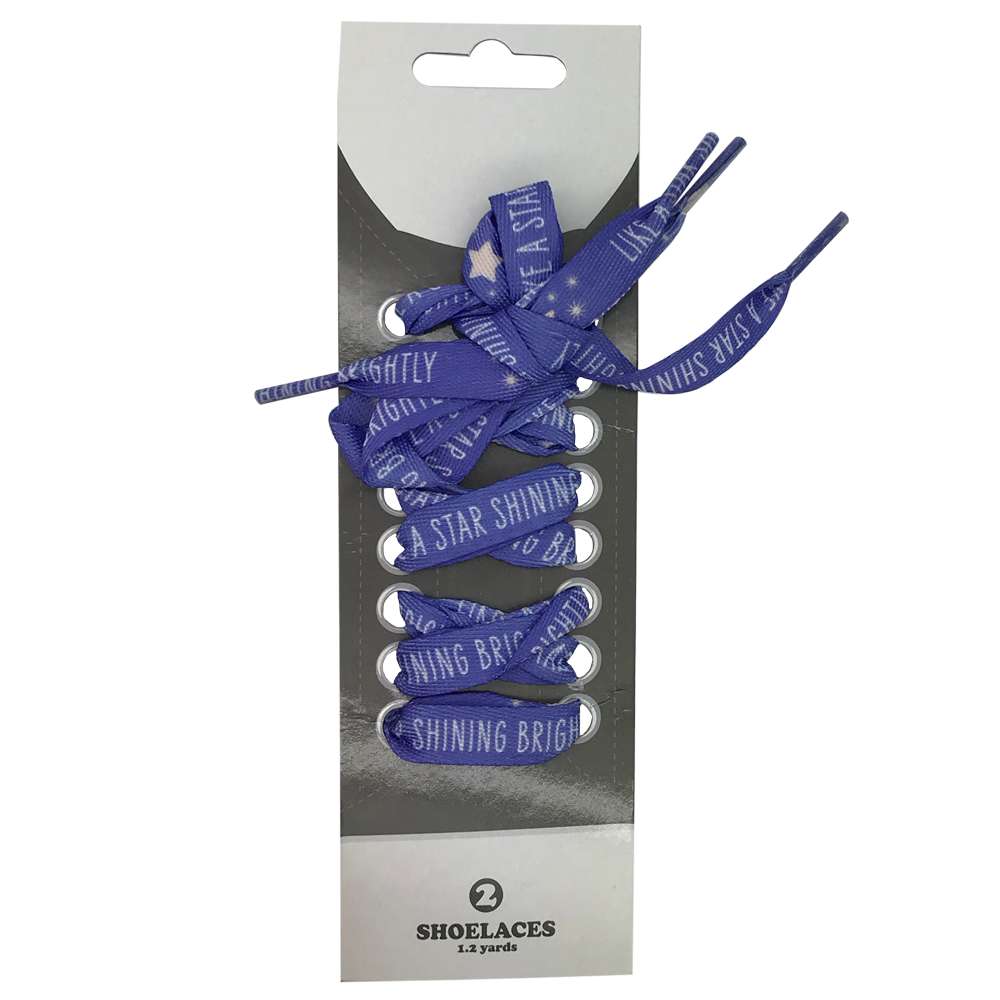 Like a Star Shining Brightly Shoelaces