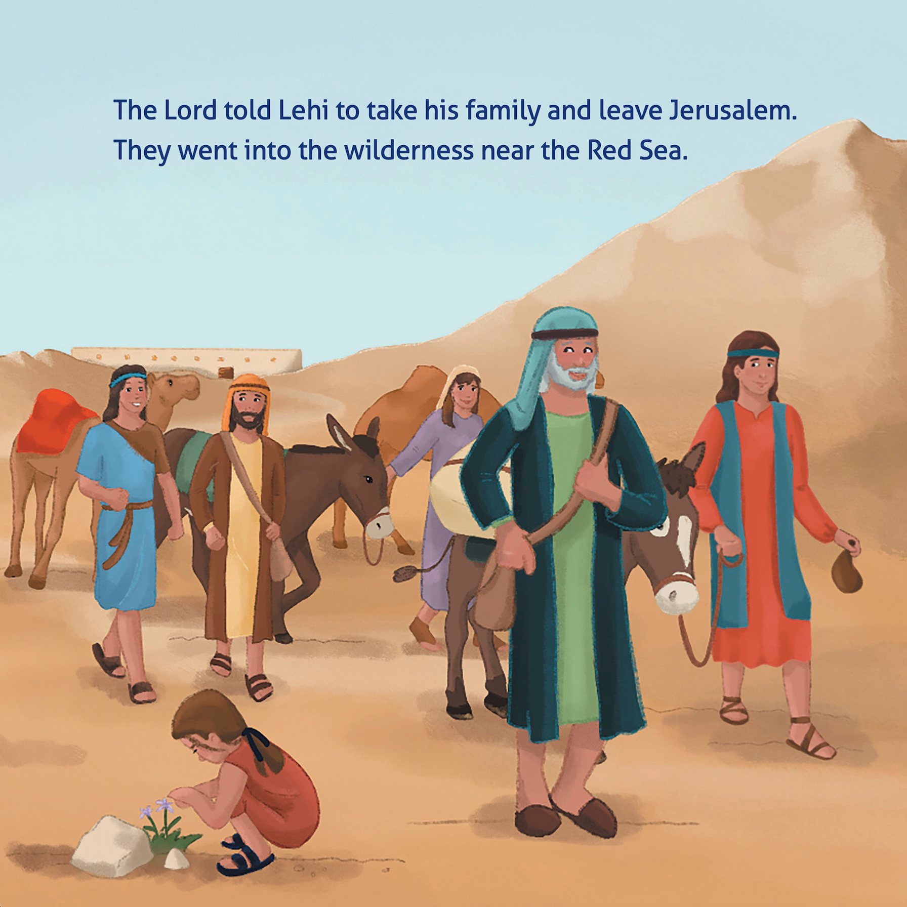 Nephi in the Wilderness, , large