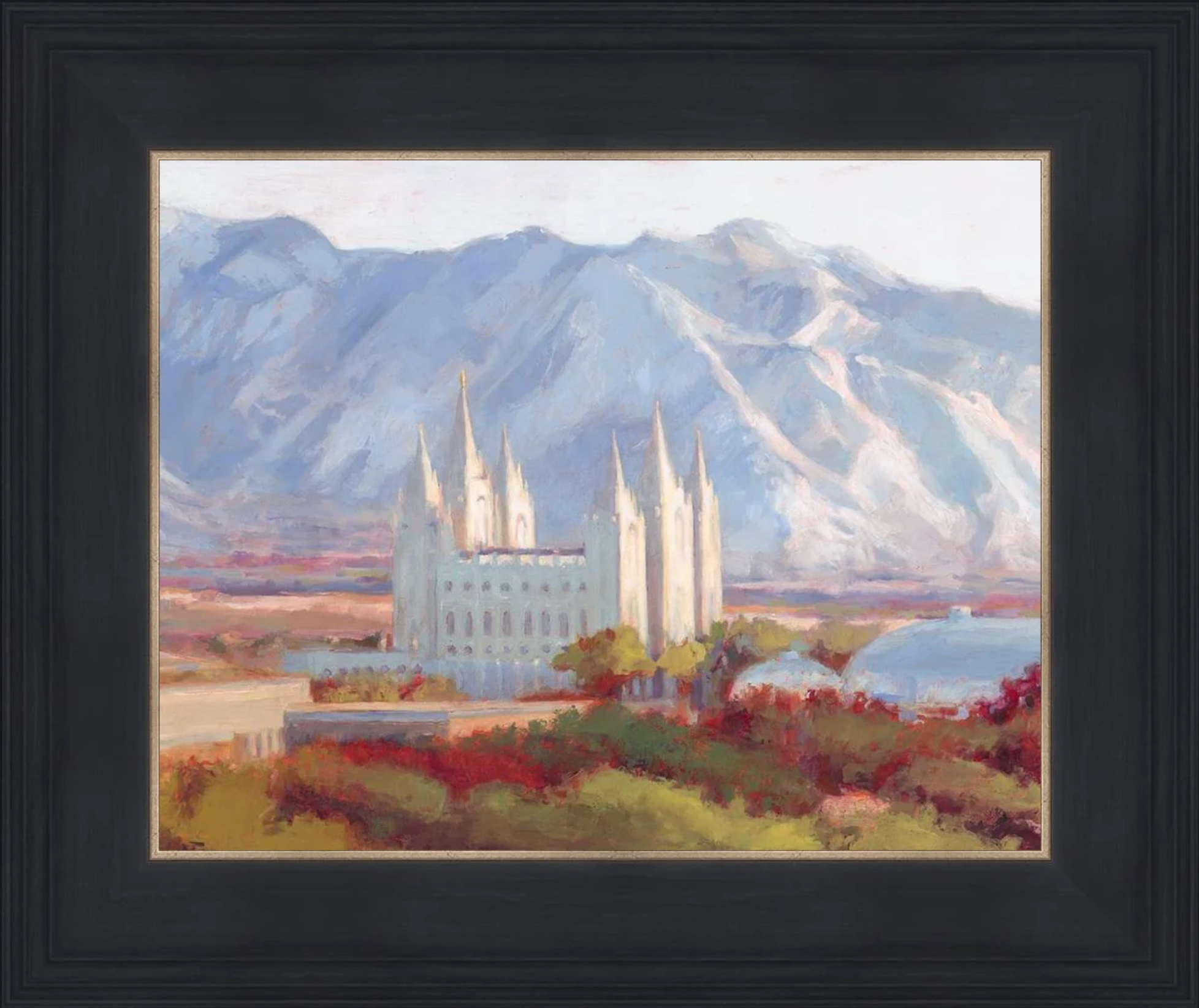 Salt Lake Temple Eternal (16x19 Framed Paper Print)
