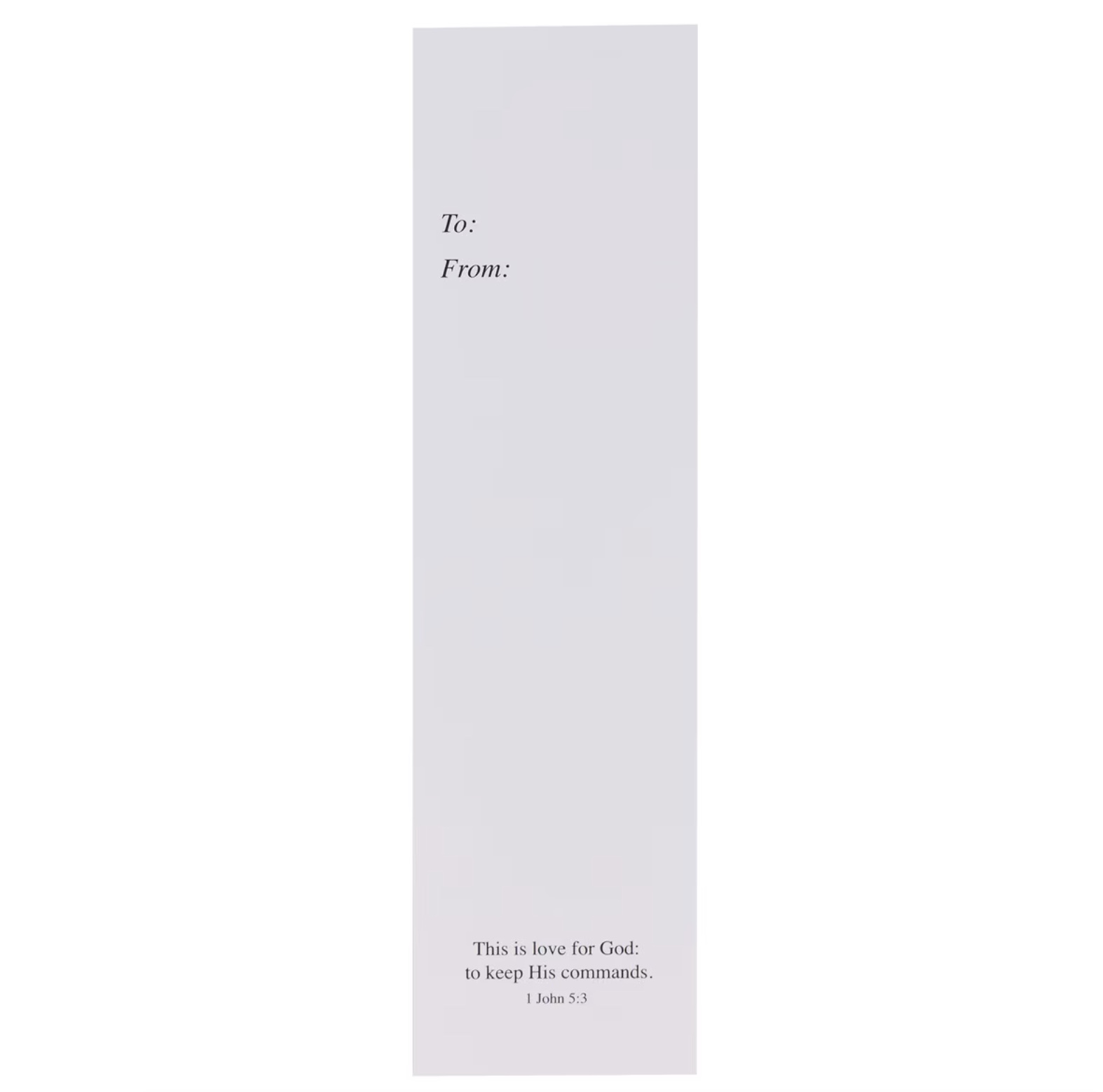 The 10 Commandments Bookmark Set, , large