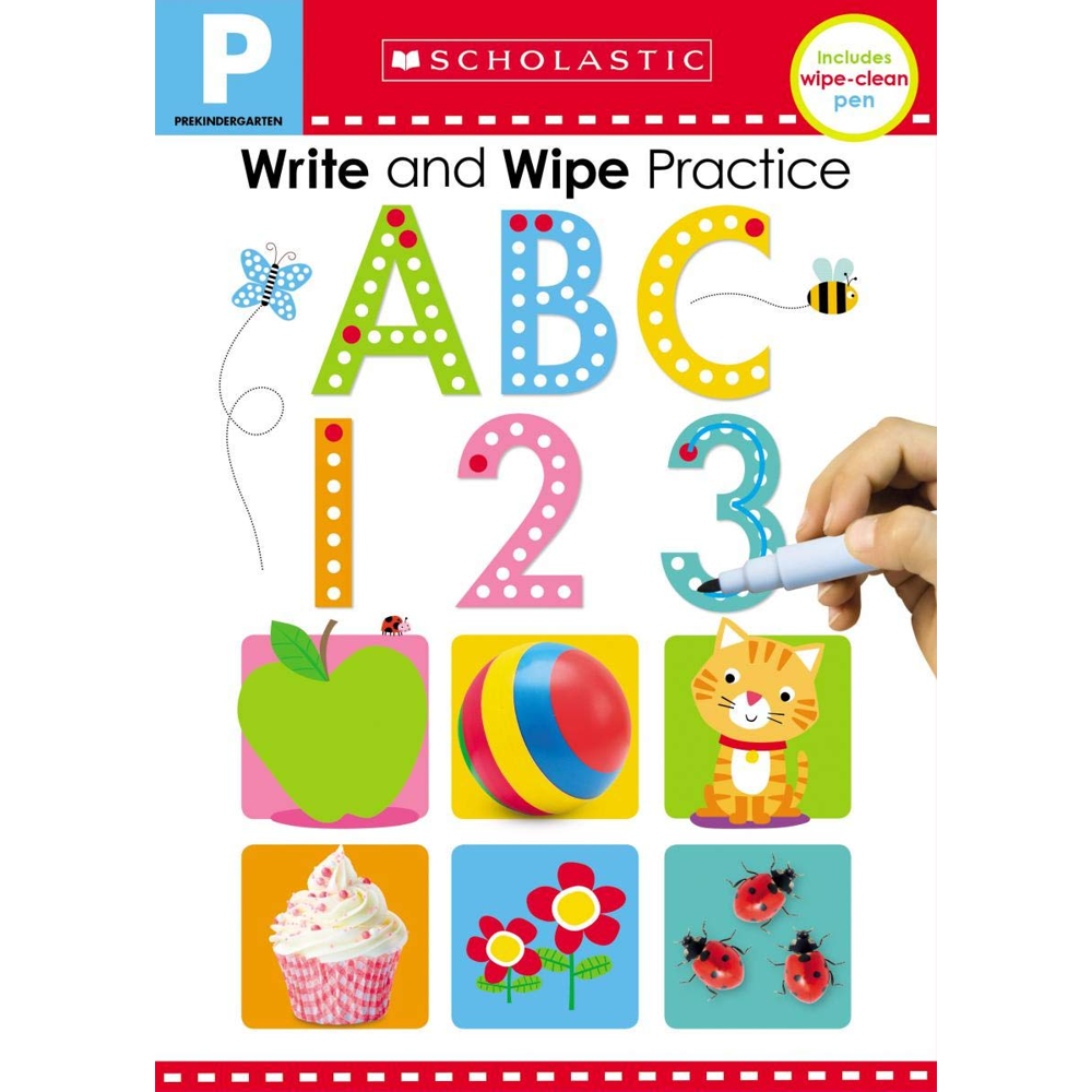 Write and Wipe Practice: ABC 123, , large image number 0