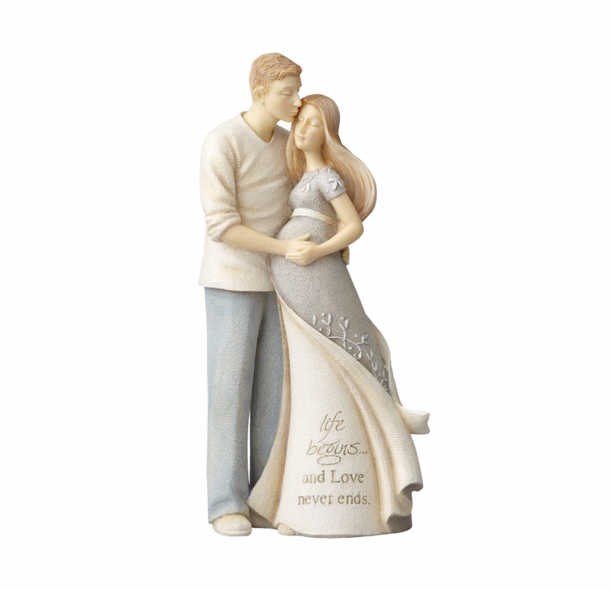 Pregnant Couple Statue, , large image number 0