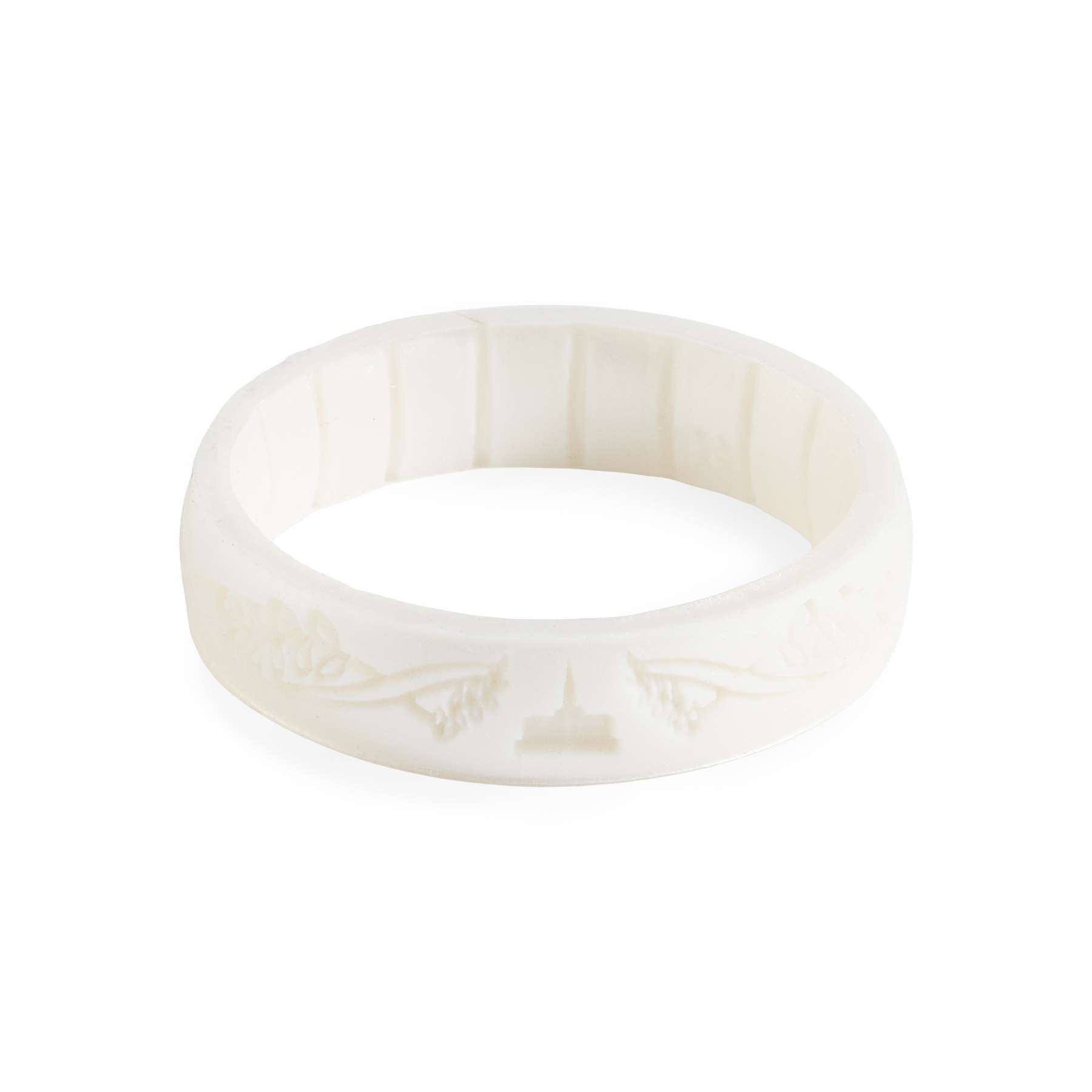 Pocatello Temple Thin Silicone Ring