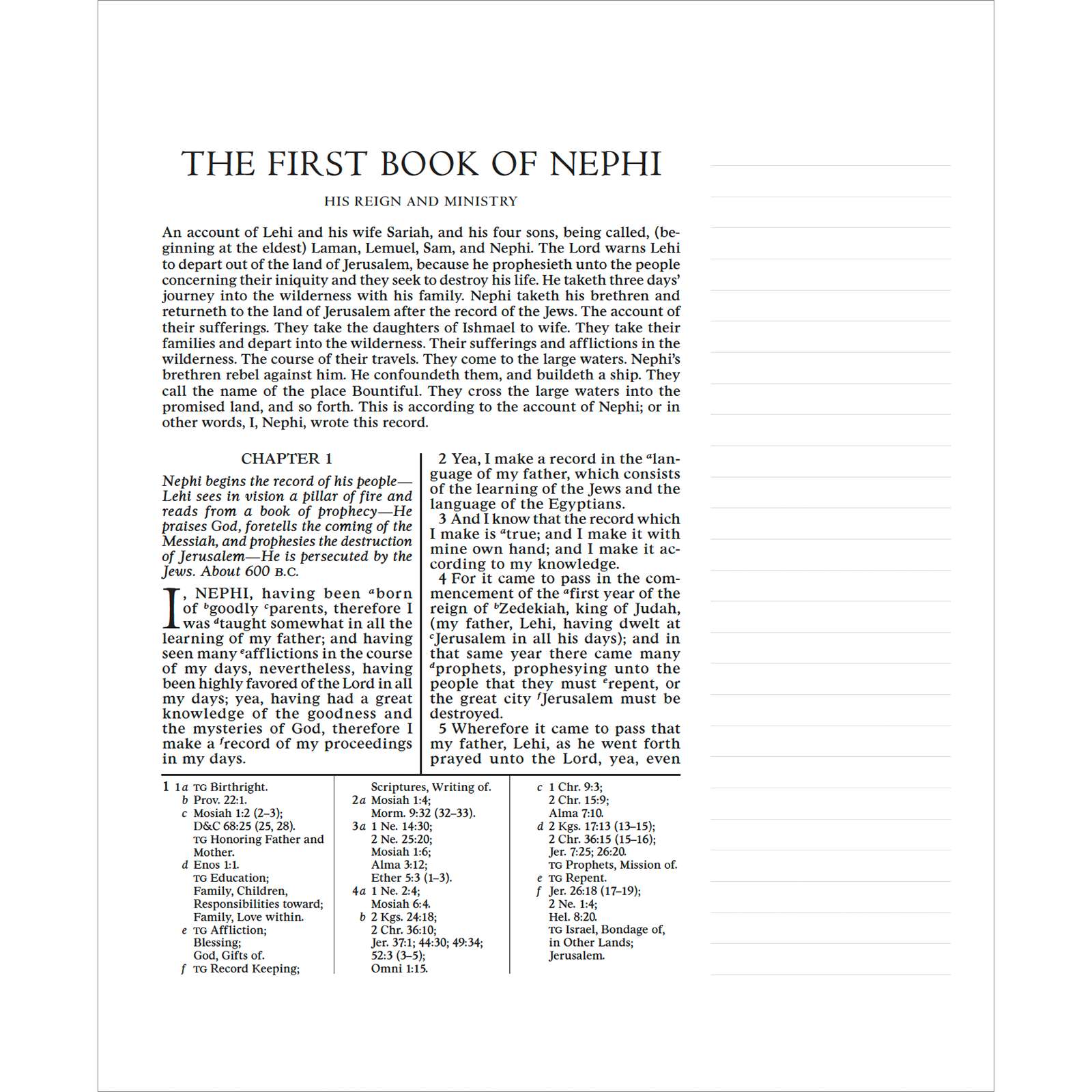 The Book of Mormon, Journal Edition, Aqua Floral (No Index), , large image number 4