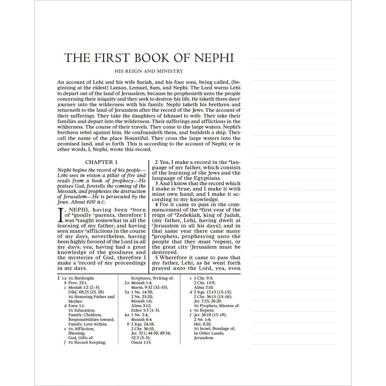 The Book of Mormon, Journal Edition, Aqua Floral (No Index), , large image number 4