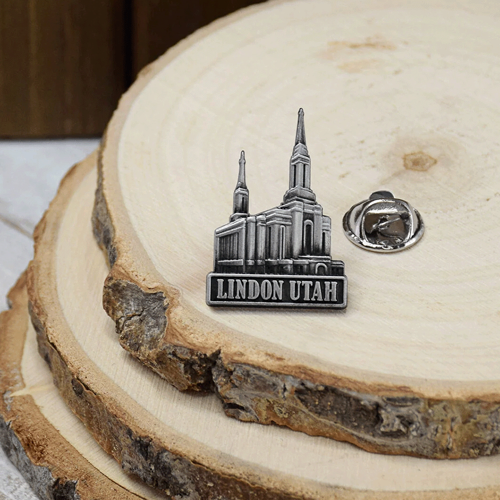 Lindon Temple Tie Pin Silver, , large