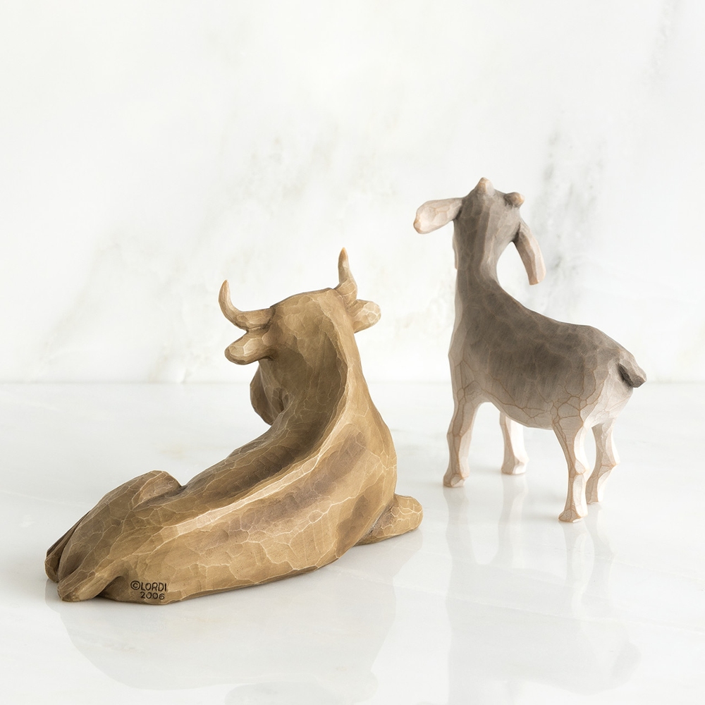 Willow Tree Ox and Goat Nativity Figurines, , large image number 2