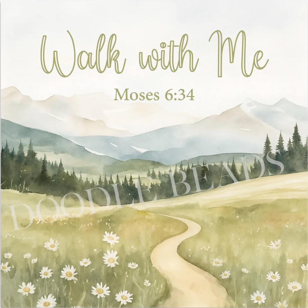 2026 Youth Theme Walk with Me Daisy Meadow Print, , large image number 3