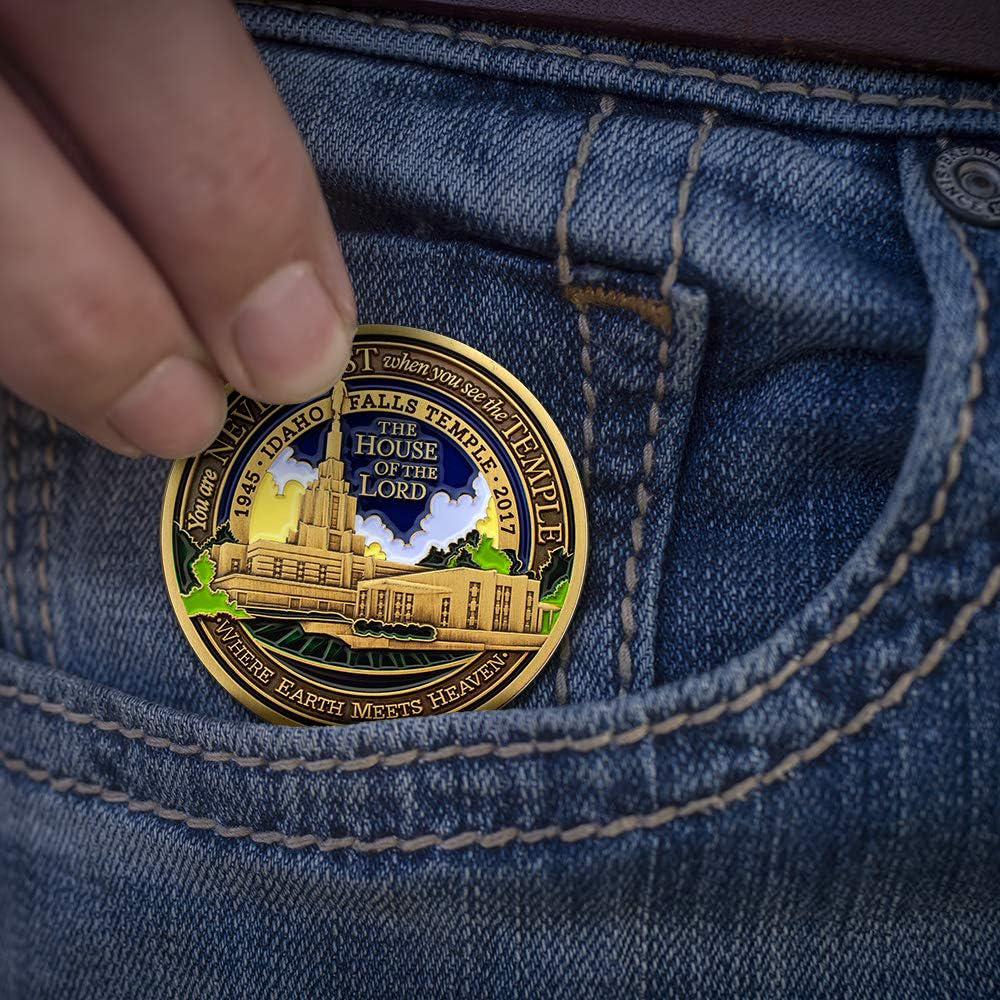 Idaho Falls Temple Medallion Coin, , large image number 4