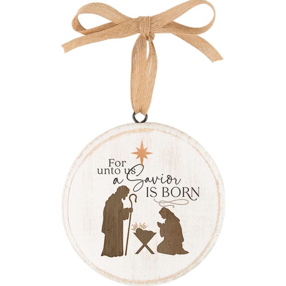 For Unto Us a Savior Is Born Ornament, , large image number 0