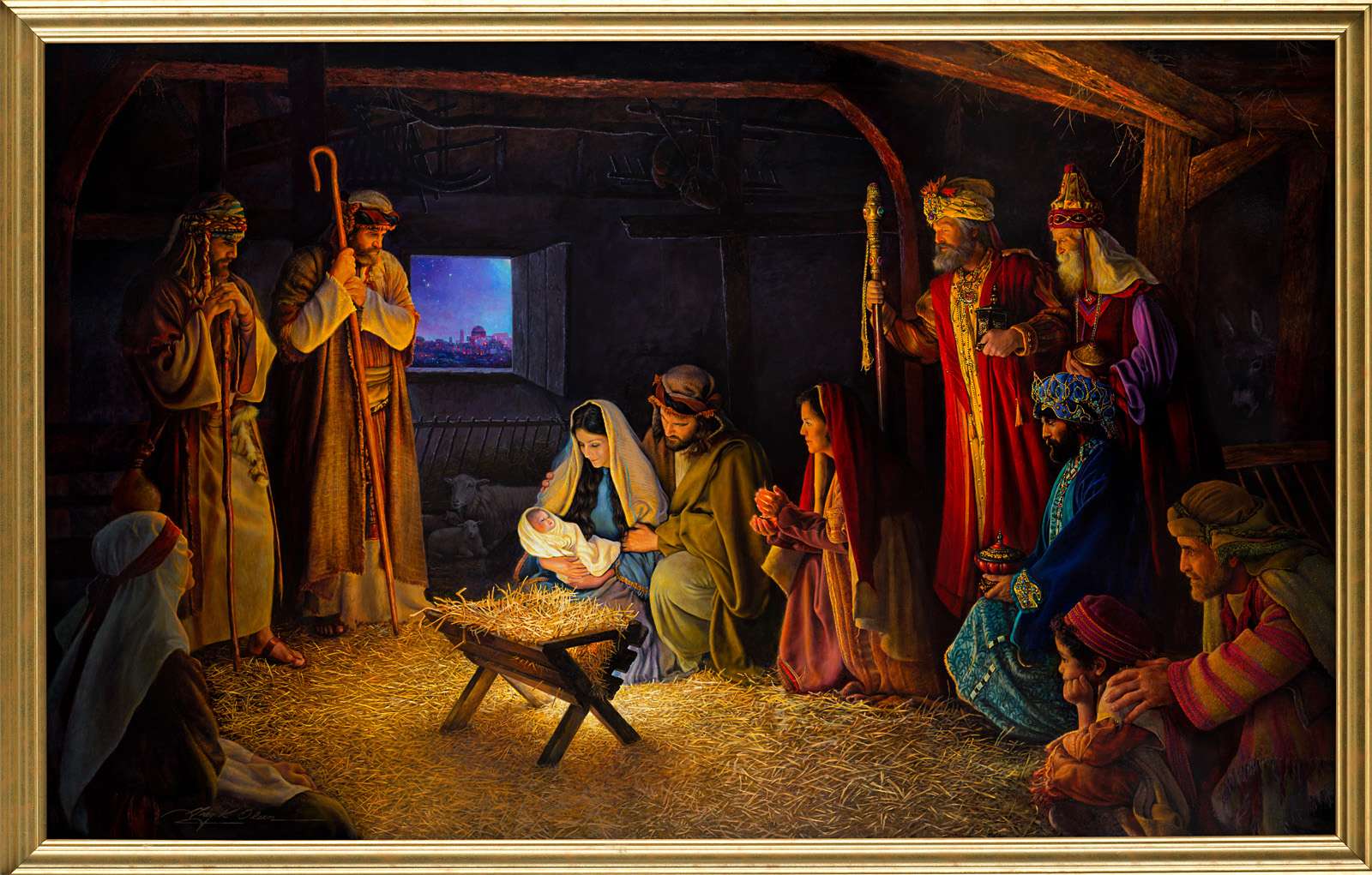 The Nativity (24x33 Framed Print), , large image number 2