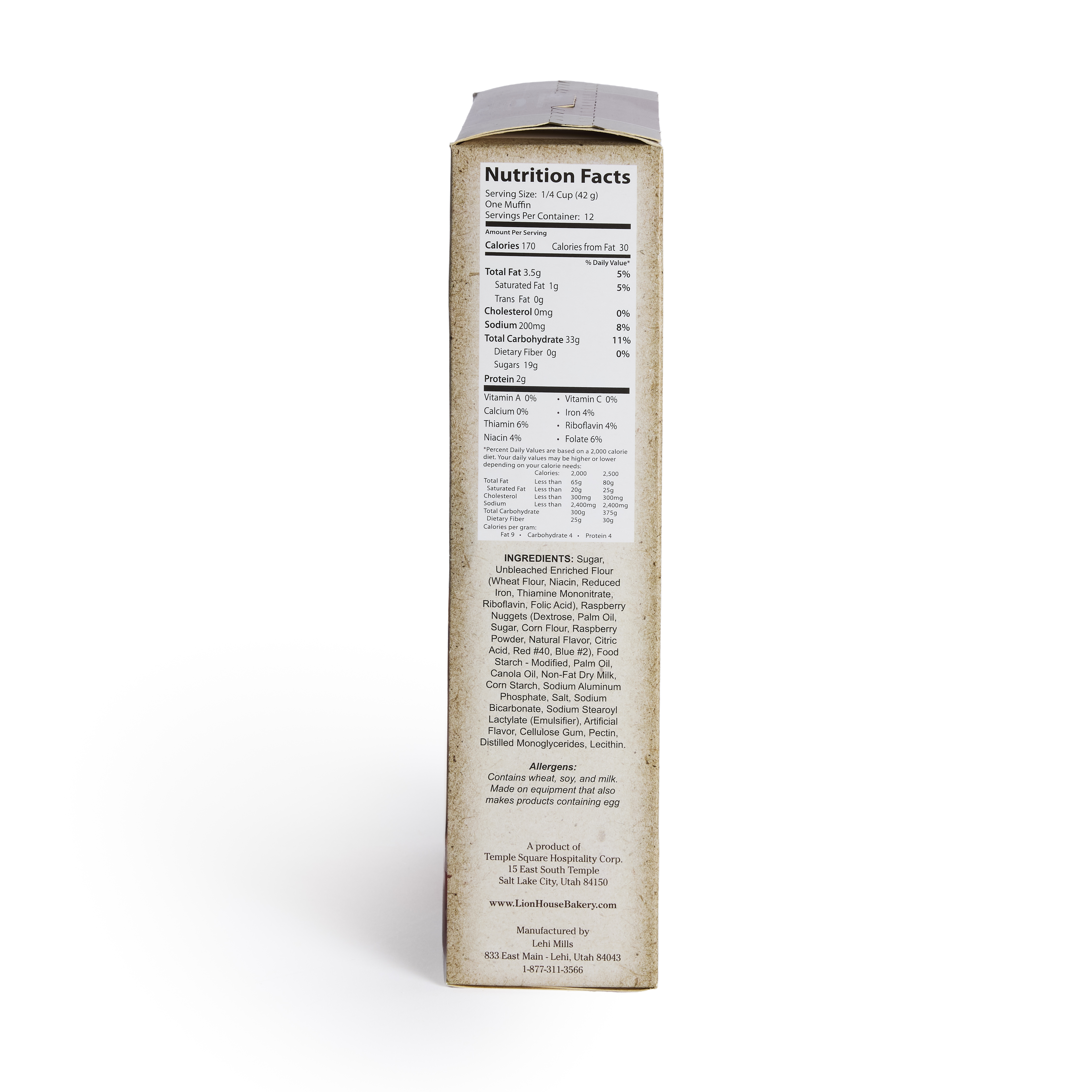 Lion House Raspberry Muffin Mix, , large image number 1