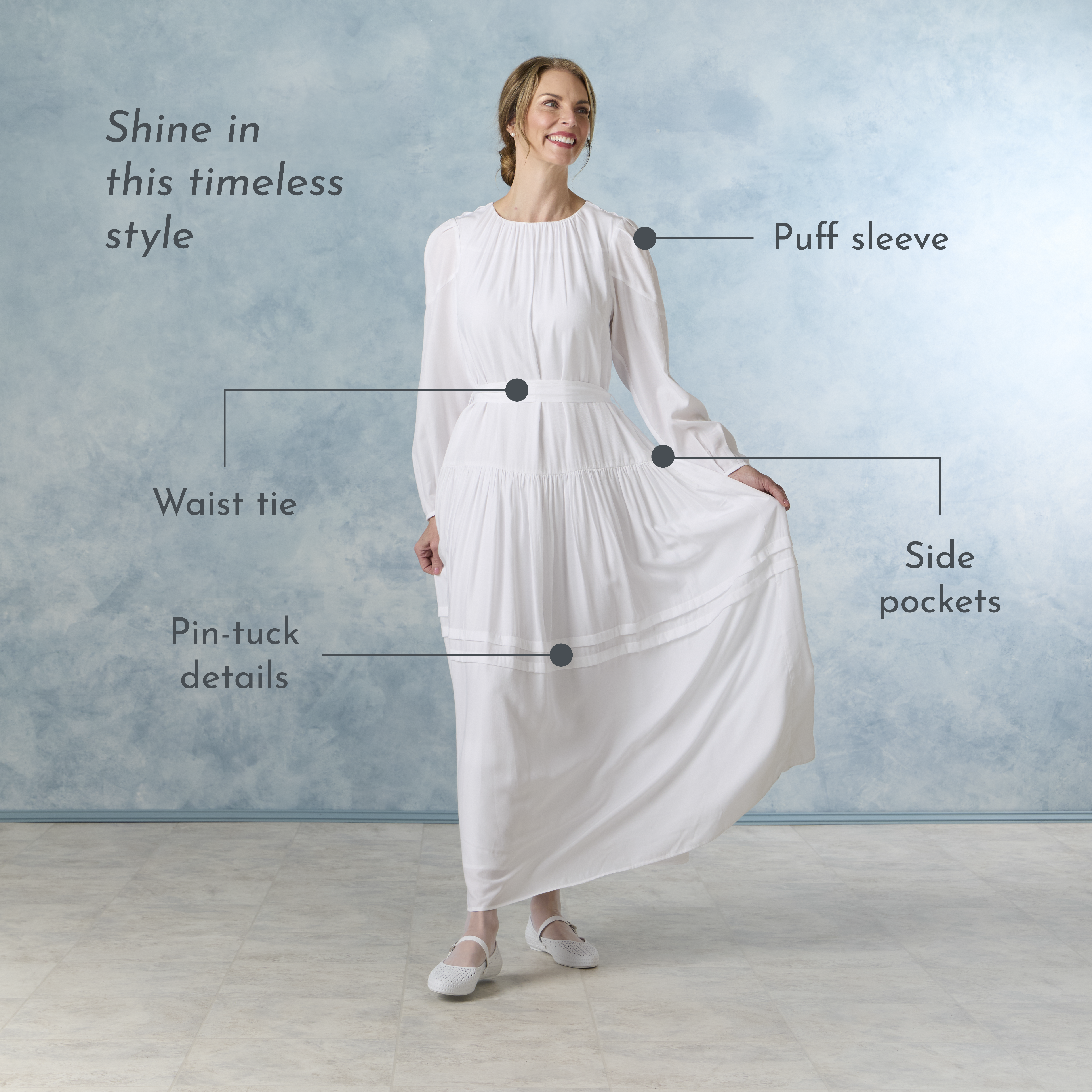 Lillian Temple Dress - Knight & Wells | Deseret Book