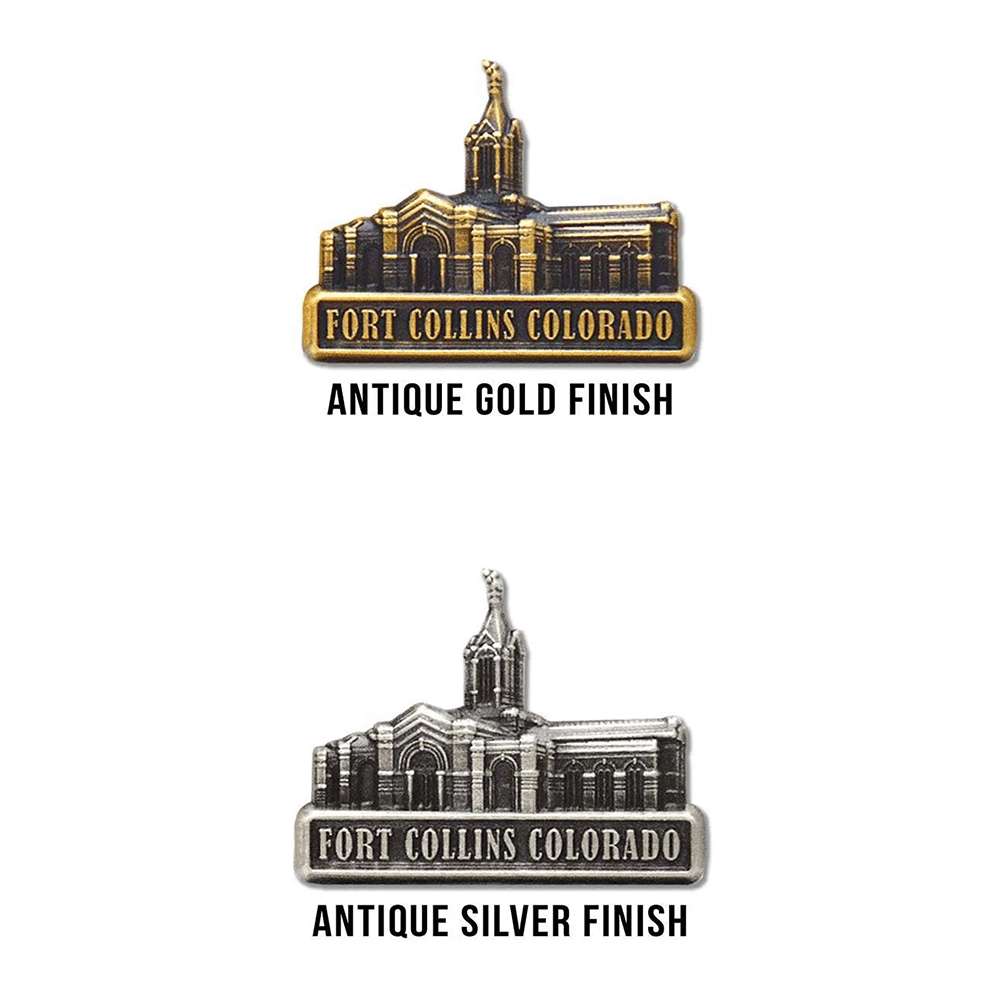 Fort Collins Temple Tie Pin, , large image number 2