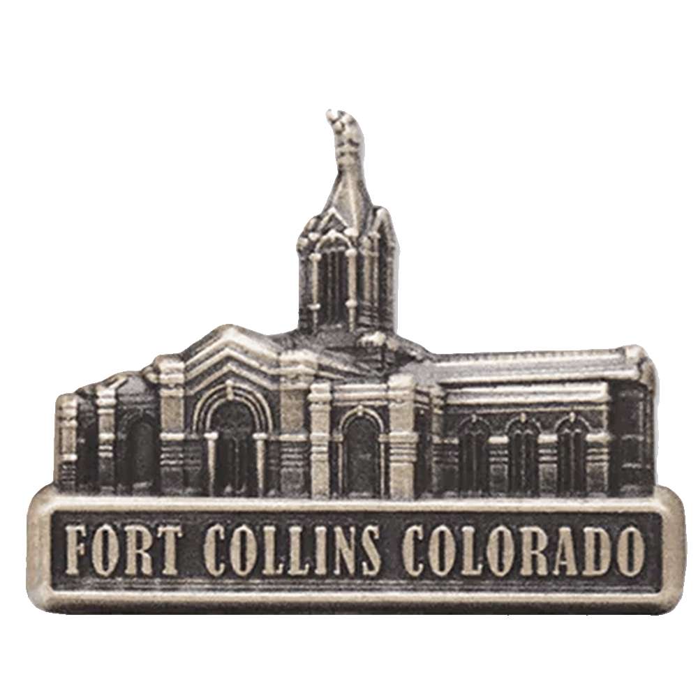 Fort Collins Temple Tie Pin, , large