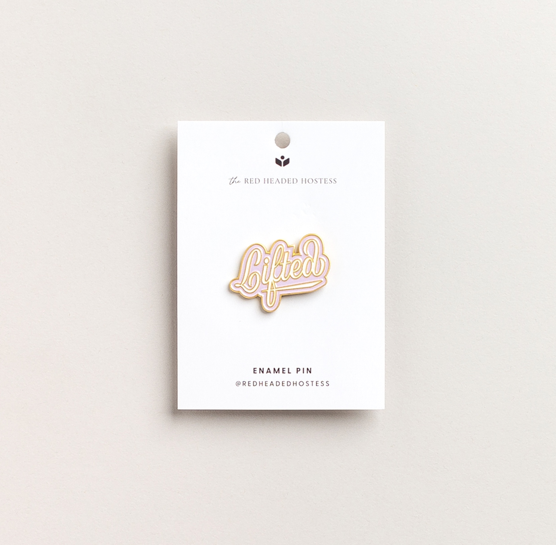 Lifted Enamel Pin