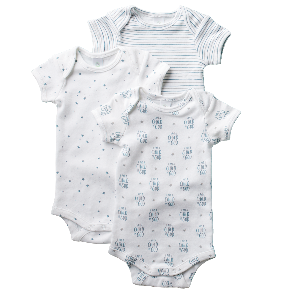 Baby Boy 3-Month Bodysuits (Set of 3), , large image number 0