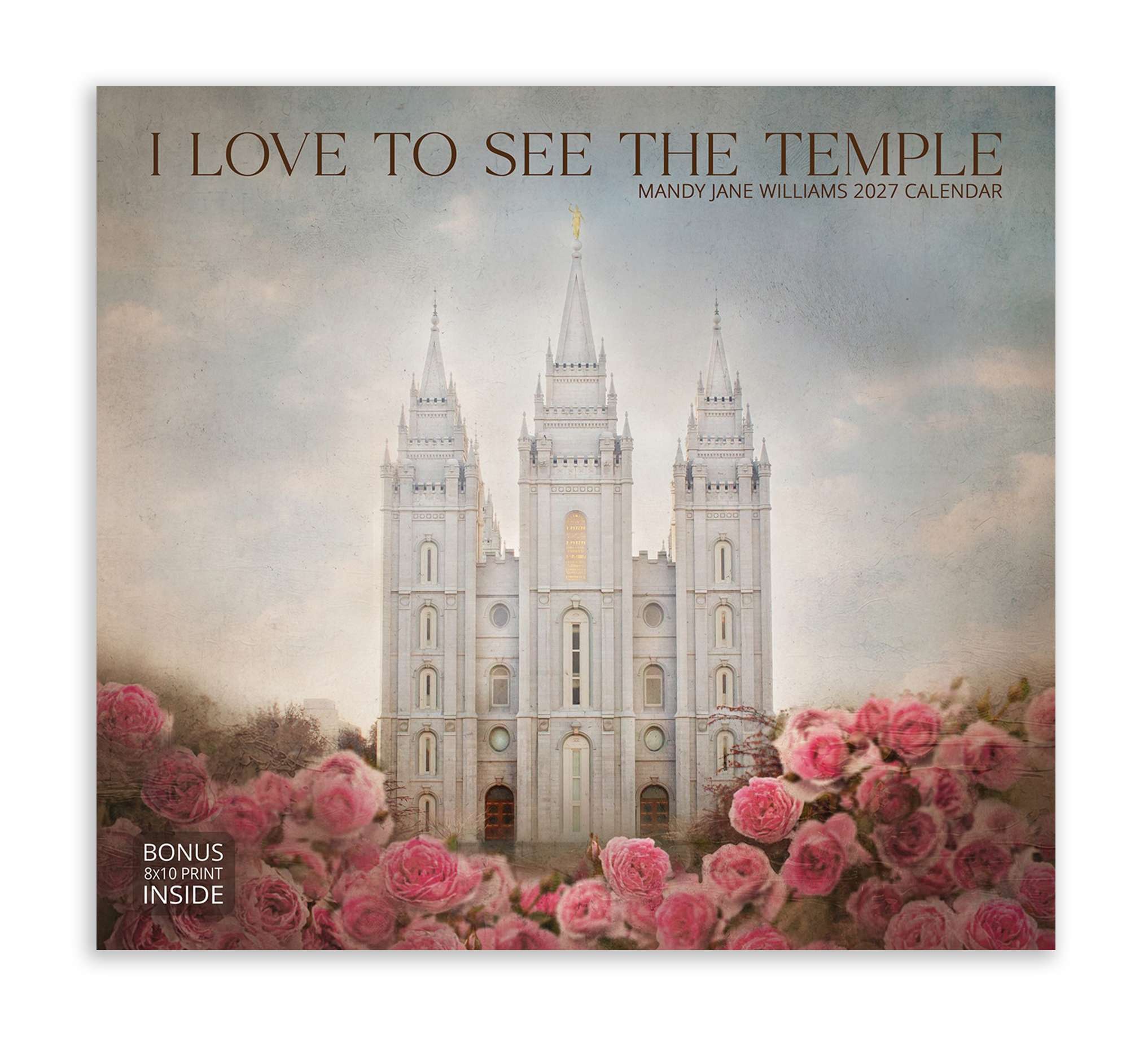 2027 I Love to See the Temple Wall Calendar