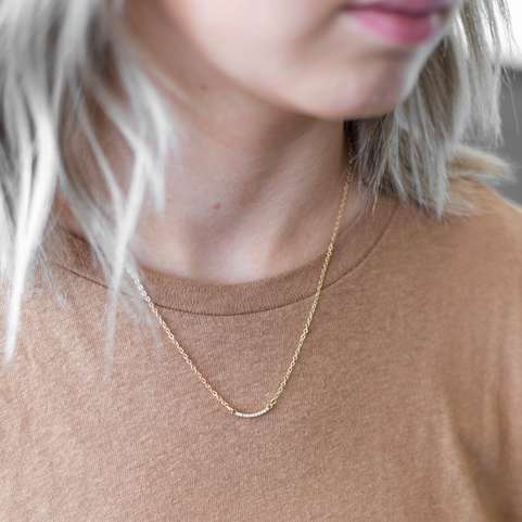 You Make My Heart Smile Necklace, , large image number 4