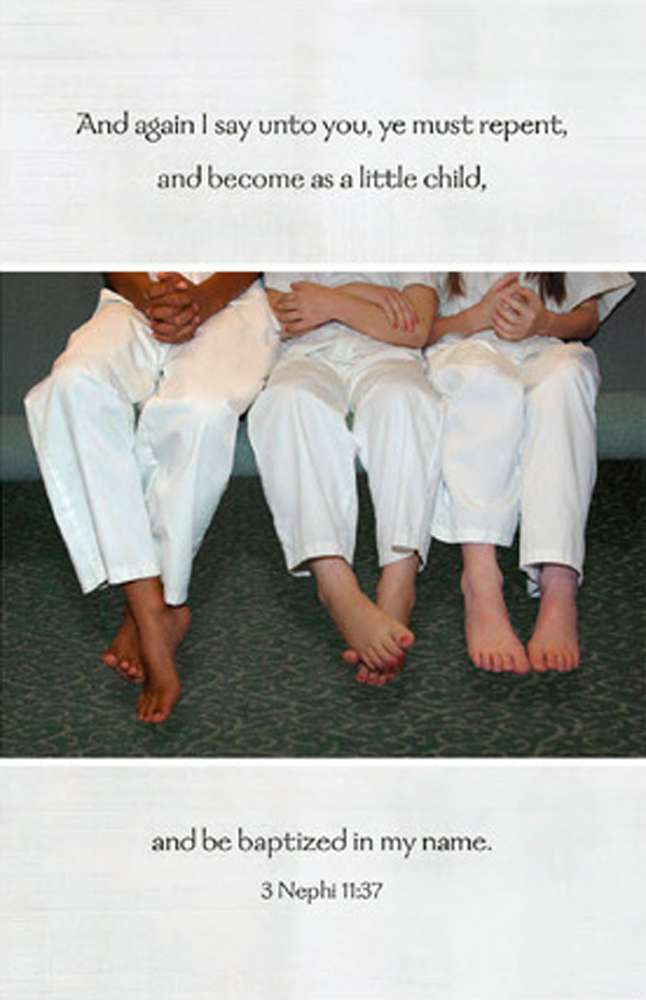 Primary Baptism Program Covers, , large image number 0