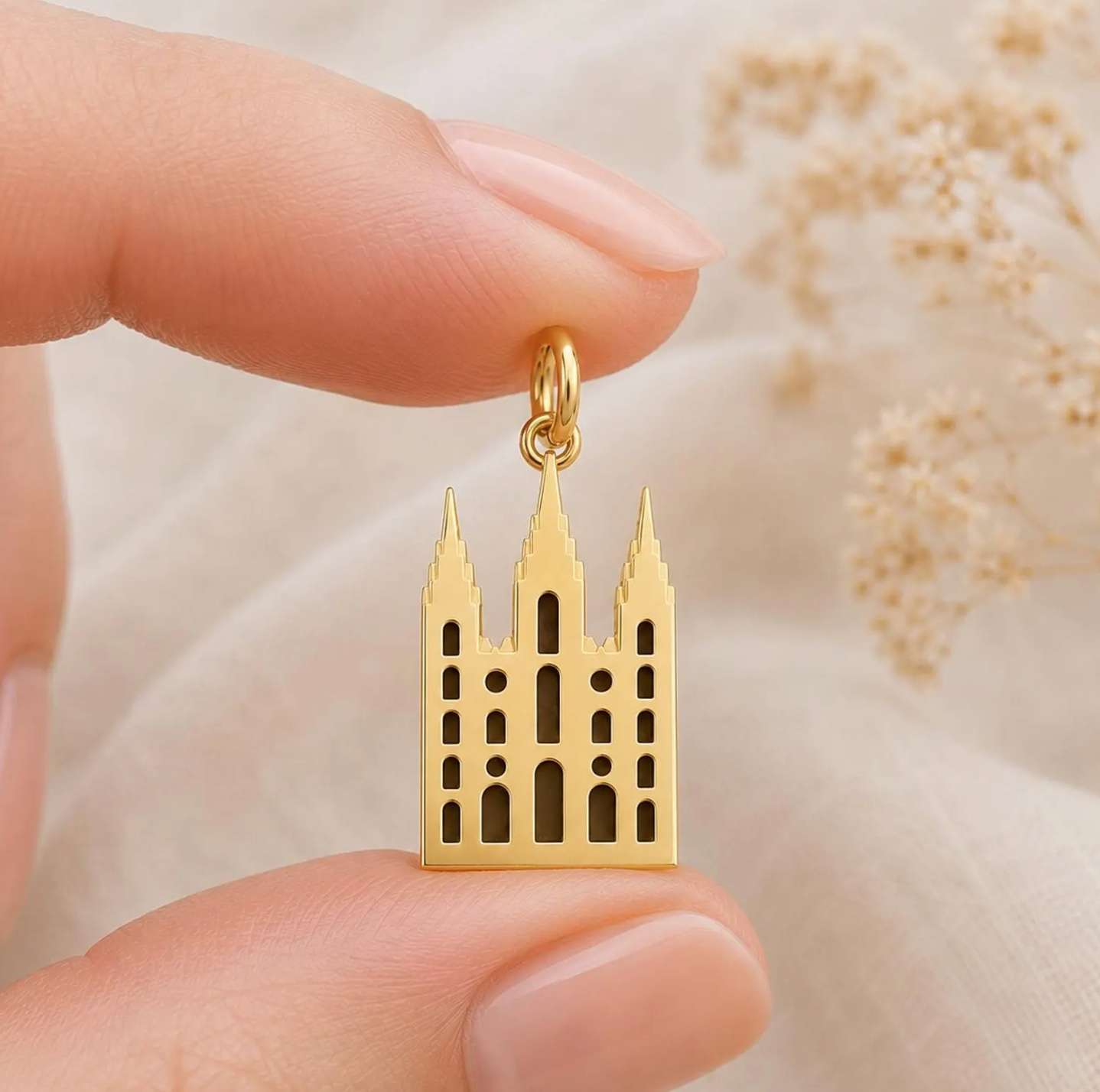 Small Salt Lake Temple Charm, , large