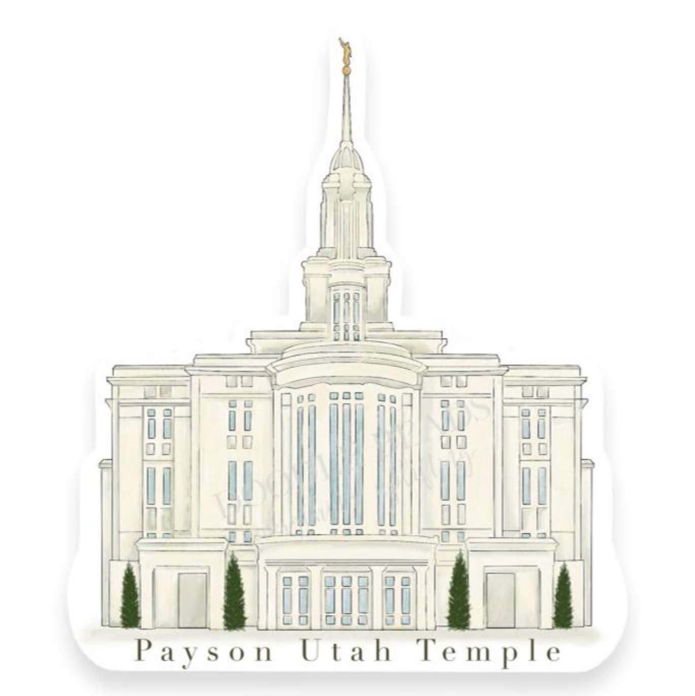 Payson Temple Sticker