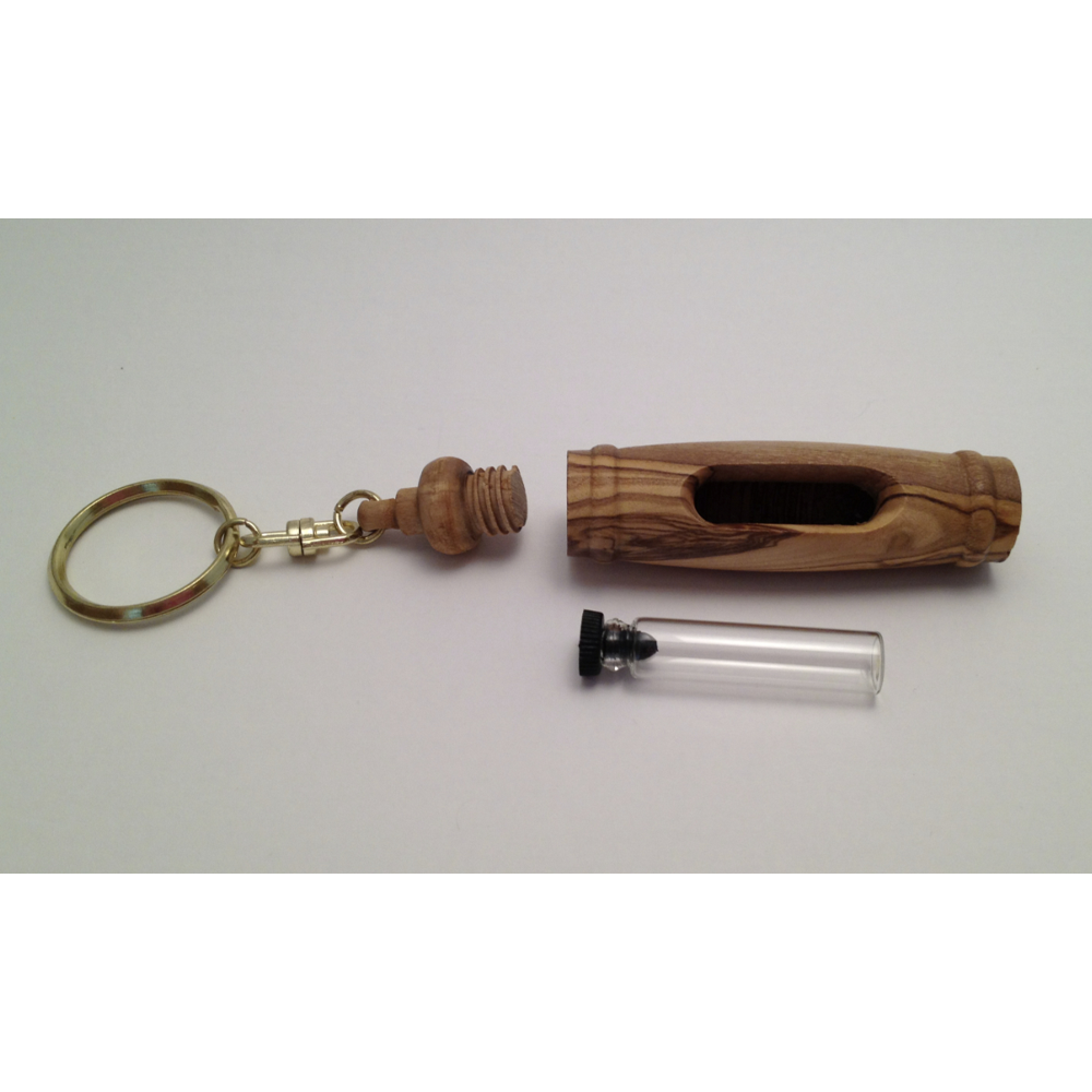 Olive Wood Oil Vial, , large
