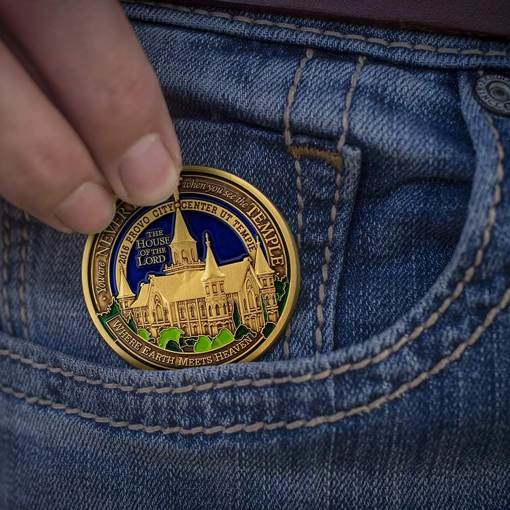 Provo City Center Utah Temple Medallion, , large image number 4
