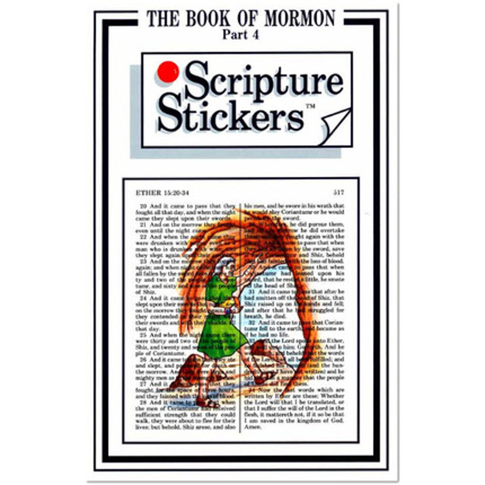 Scripture Stickers: Book of Mormon, Part 4,  Scripture Stickers: Book of Mormon, Part 4