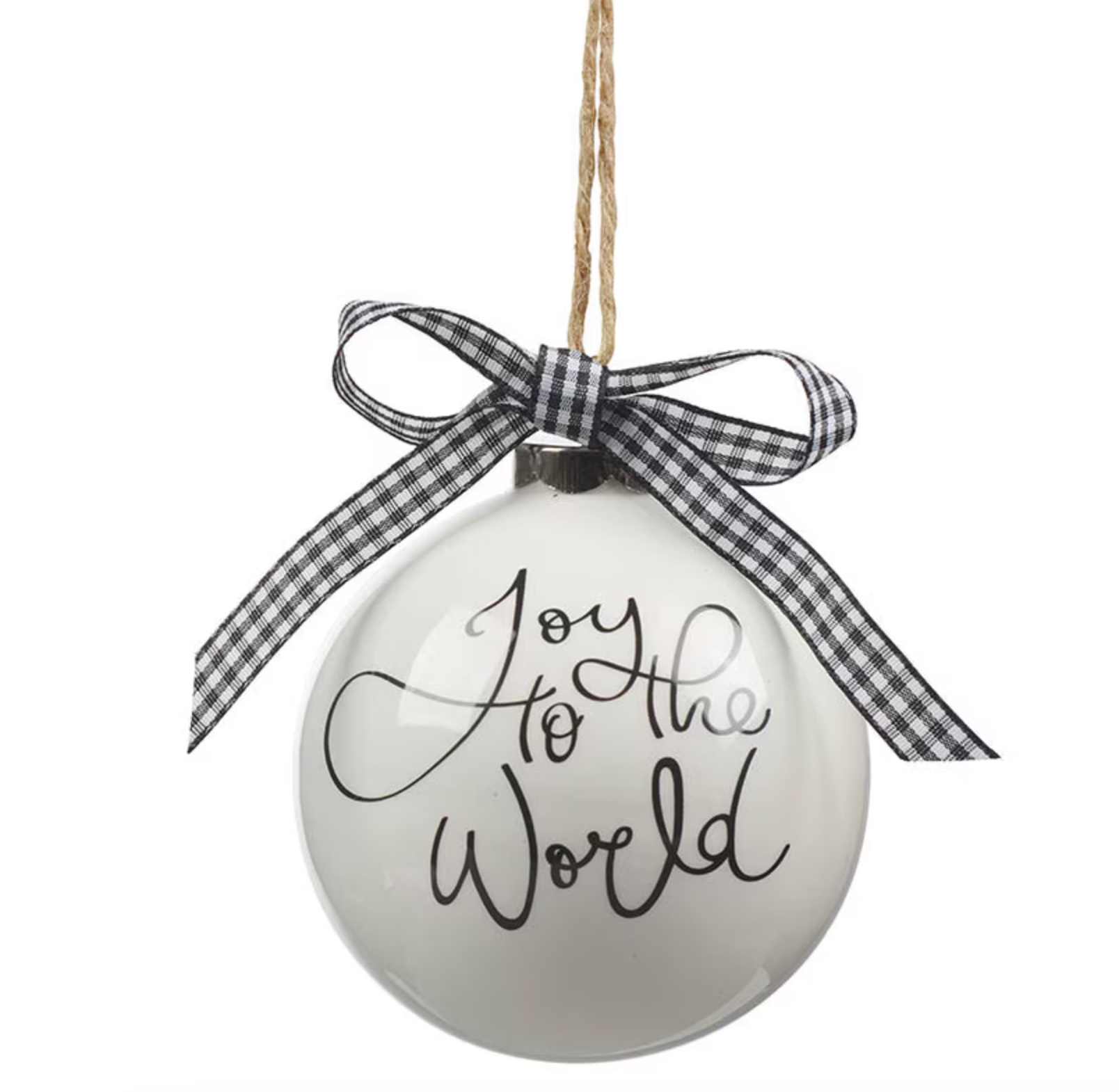 Joy to the World Ceramic Ornament