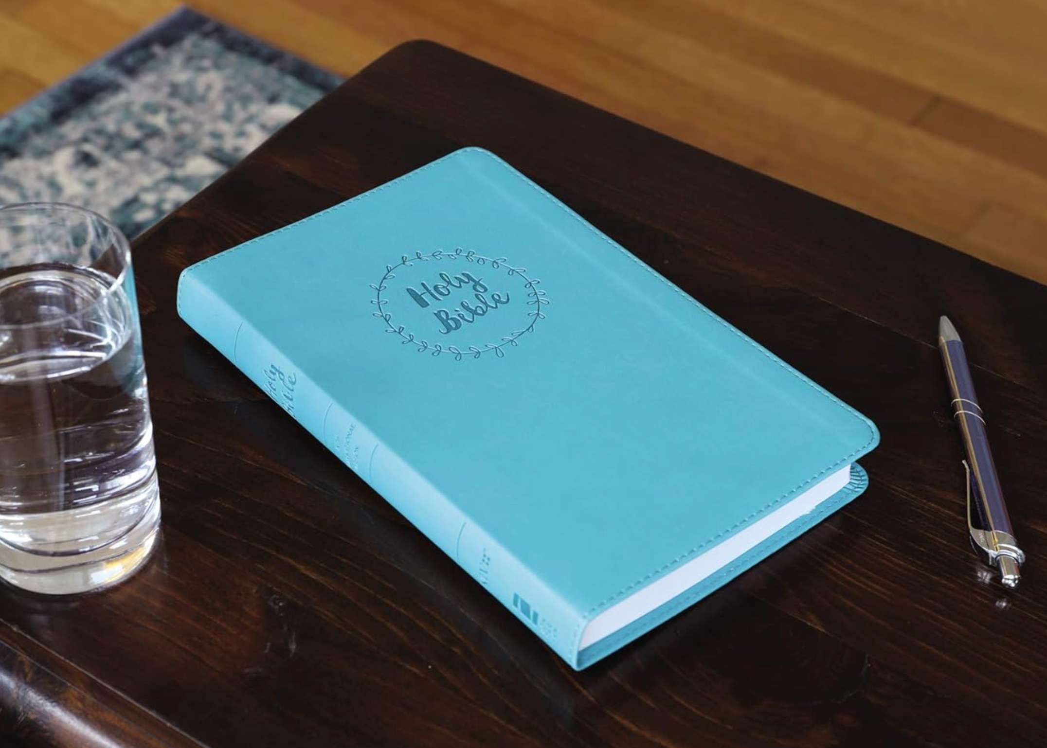 NIV, Value Thinline Bible, Faux Leather, Teal, , large image number 3