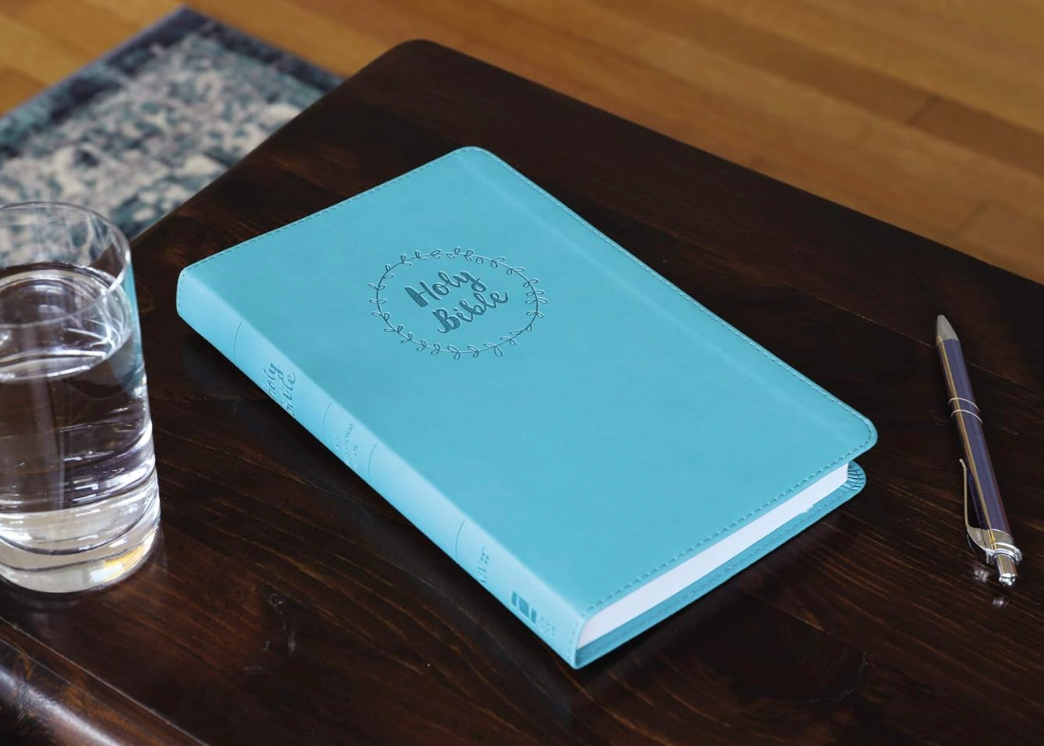 NIV, Value Thinline Bible, Faux Leather, Teal, , large image number 3