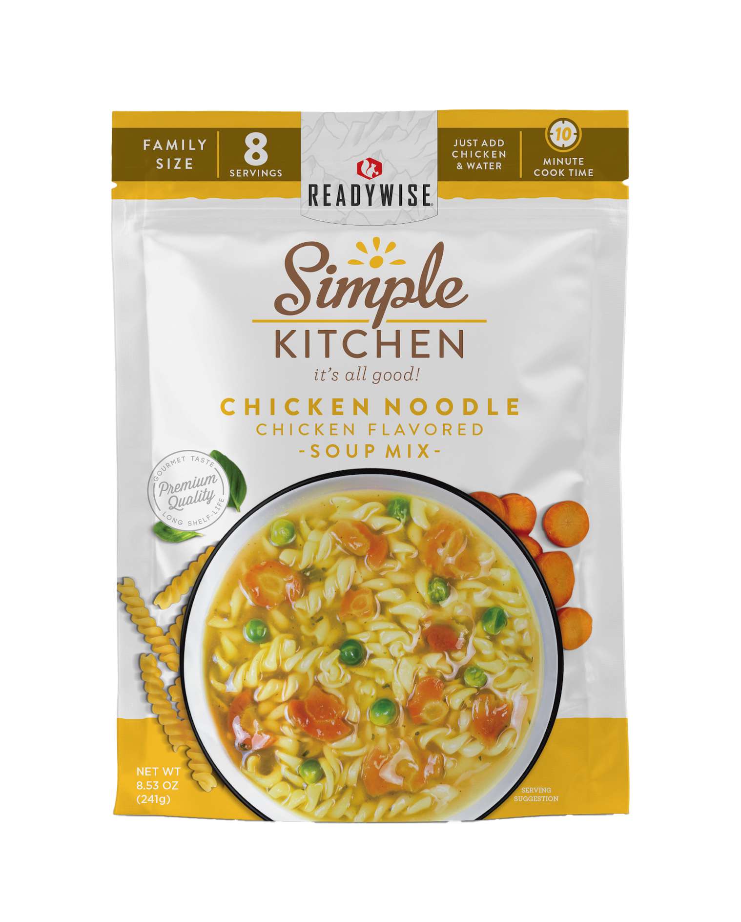 Simple Kitchen Chicken Noodle Soup Mix Single Pouch