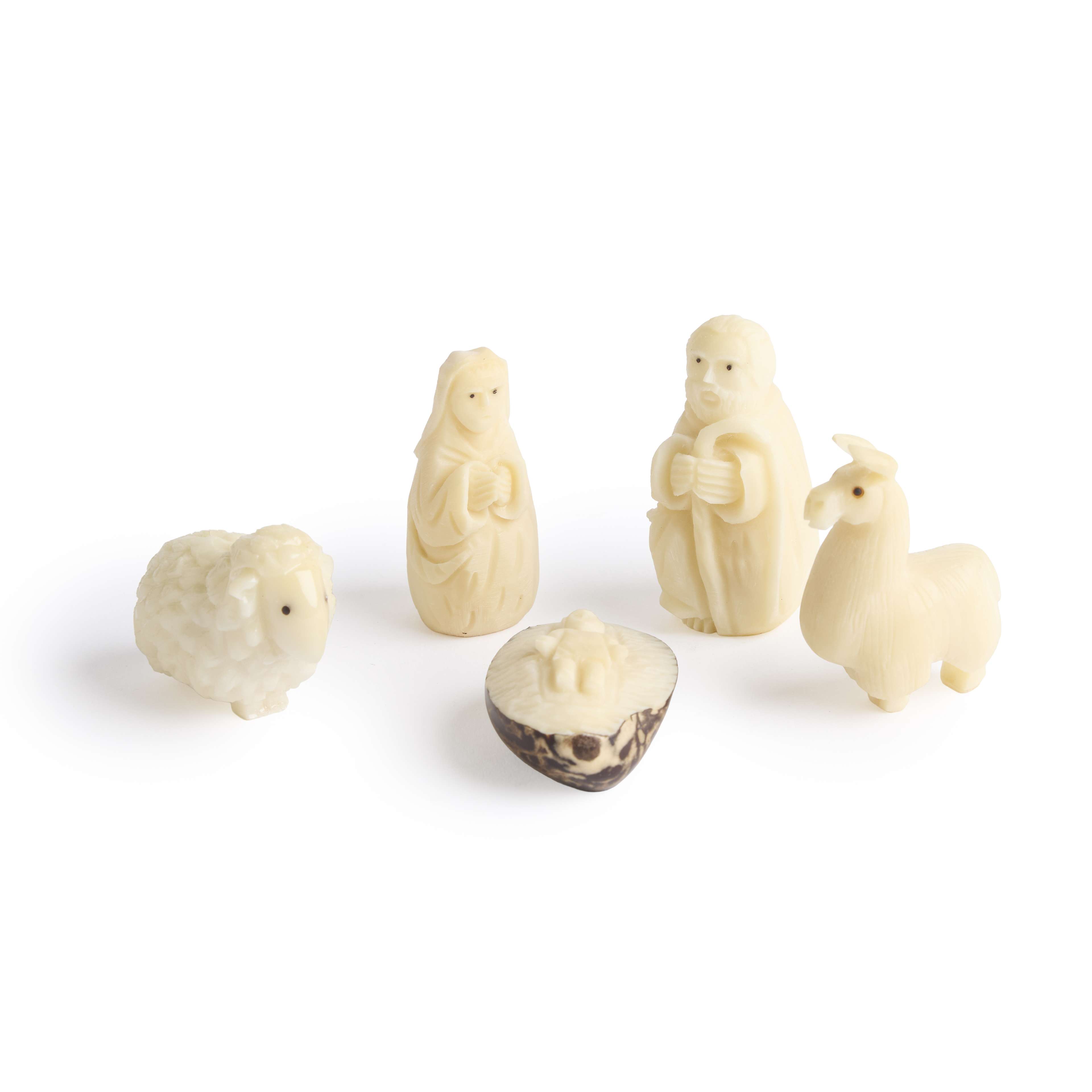 Ecuador Fancy Tagua Nut Nativity, , large image number 0