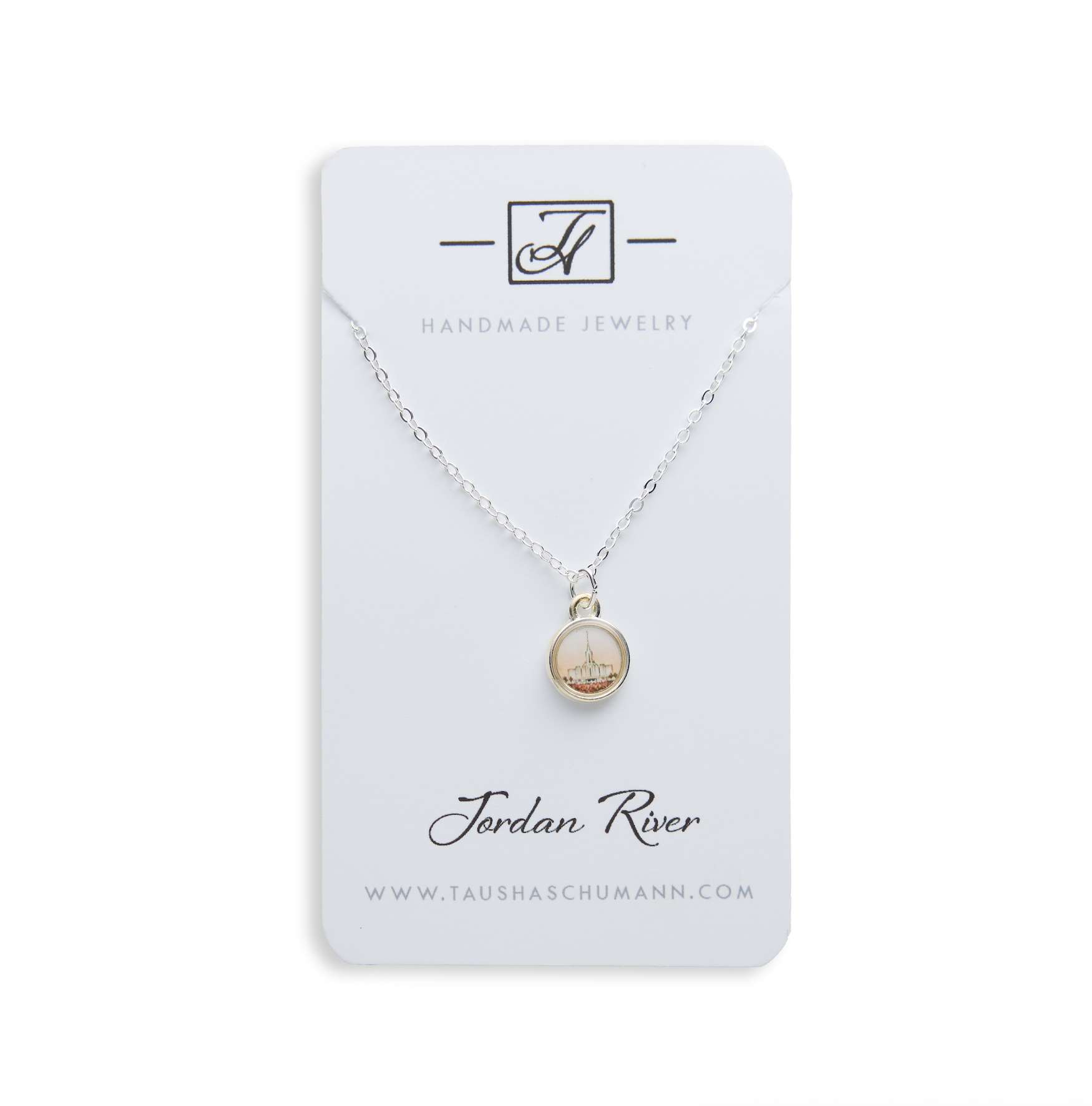 Jordan River Utah Temple Necklace