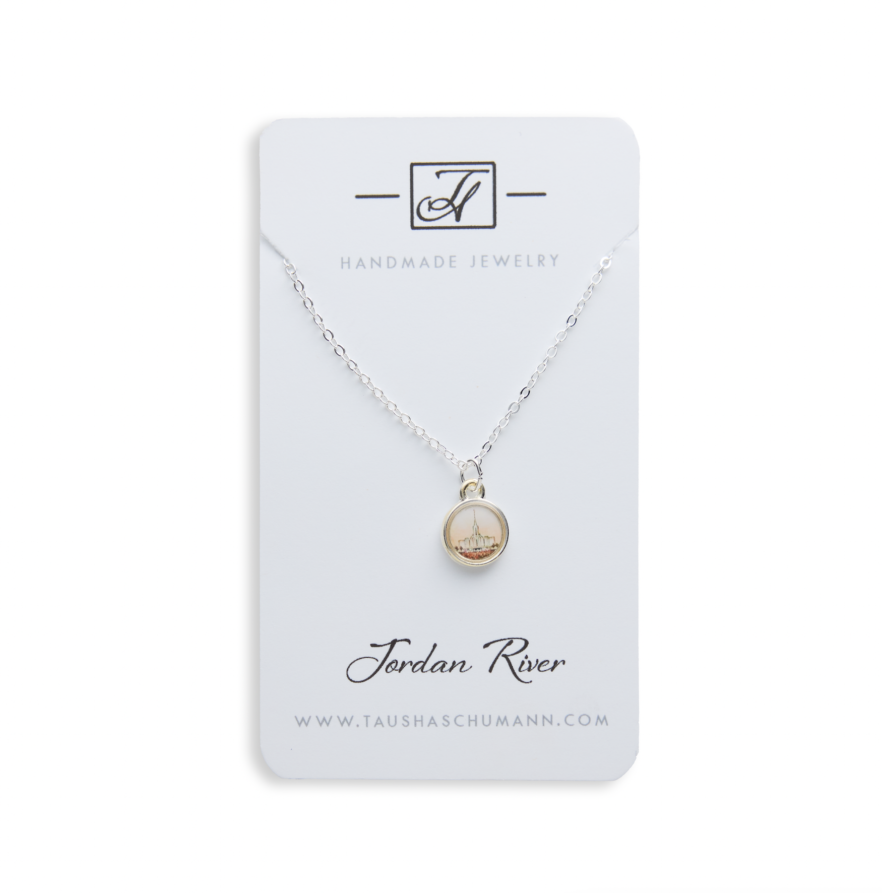Jordan River Utah Temple Necklace