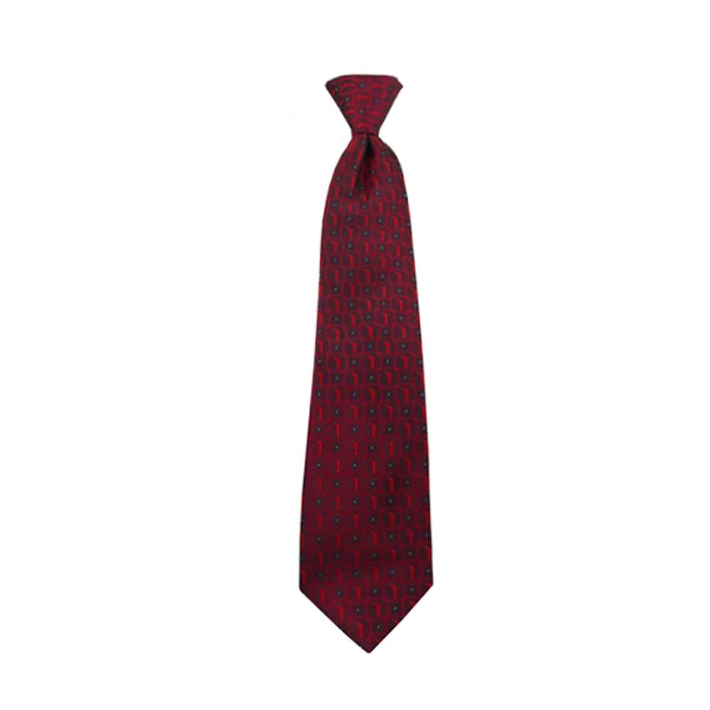 Boys' Burgundy Angel Moroni Zipper Necktie