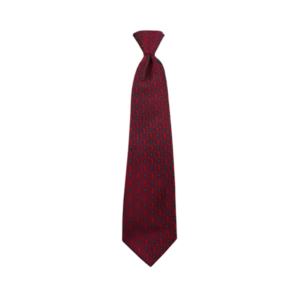 Boys' Burgundy Angel Moroni Zipper Necktie, , large image number 0