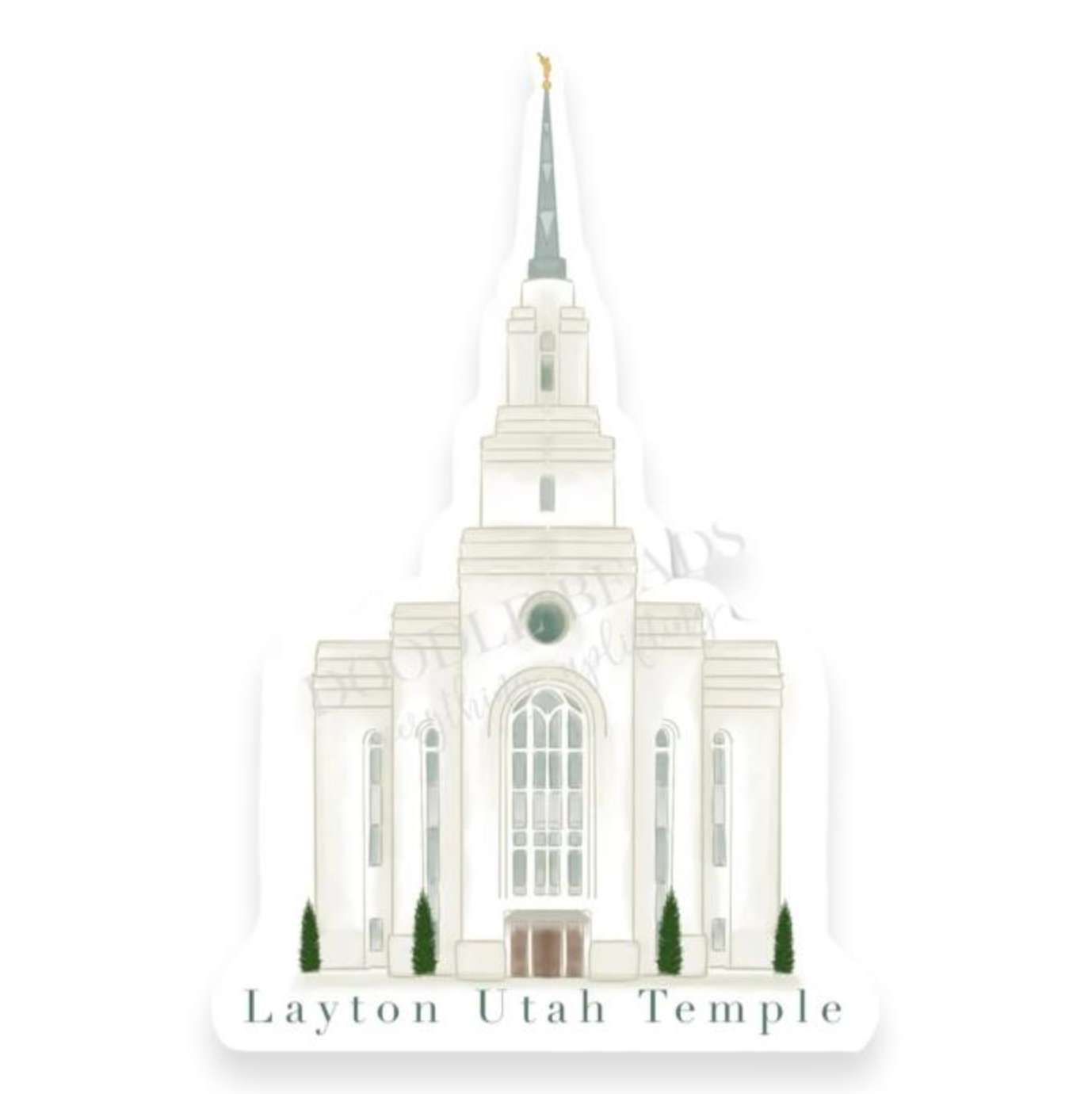 Layton Temple Sticker