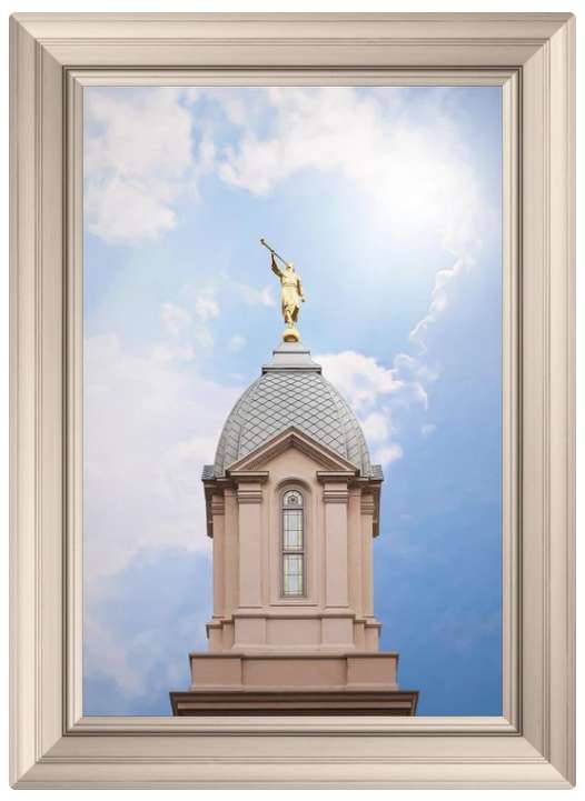 Cedar City Temple Spire (37x27 Framed Art), , large image number 0