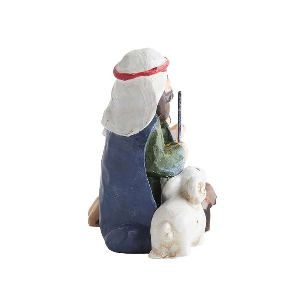 Mini Holy Family Sheep Resin Nativity, , large image number 1