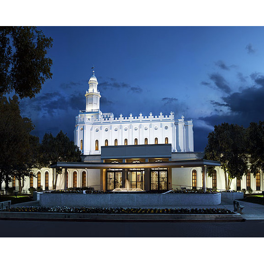 St. George Temple: Peaceful Interlude - 3x4 Print