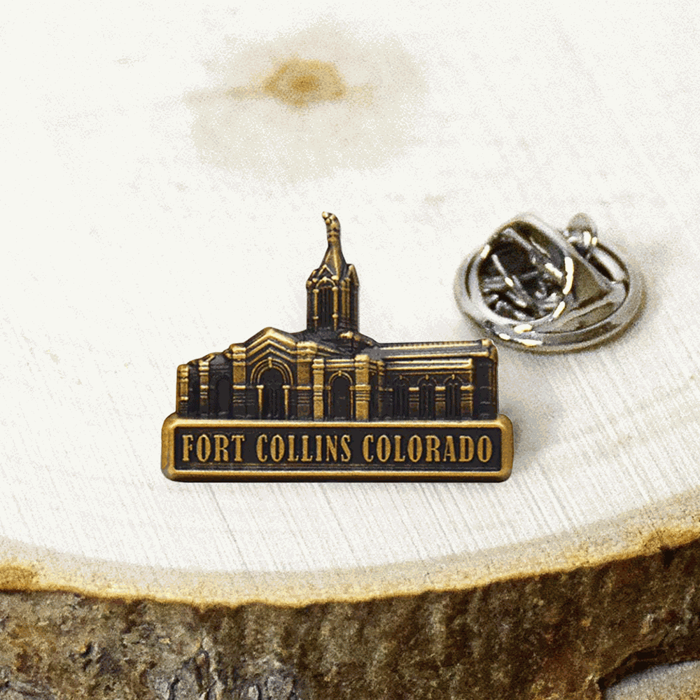Fort Collins Temple Tie Pin, , large image number 4