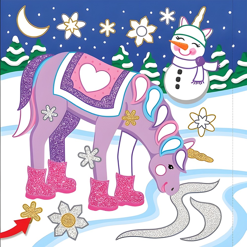 Color-By-Foil Sticker Book Unicorns, , large image number 2