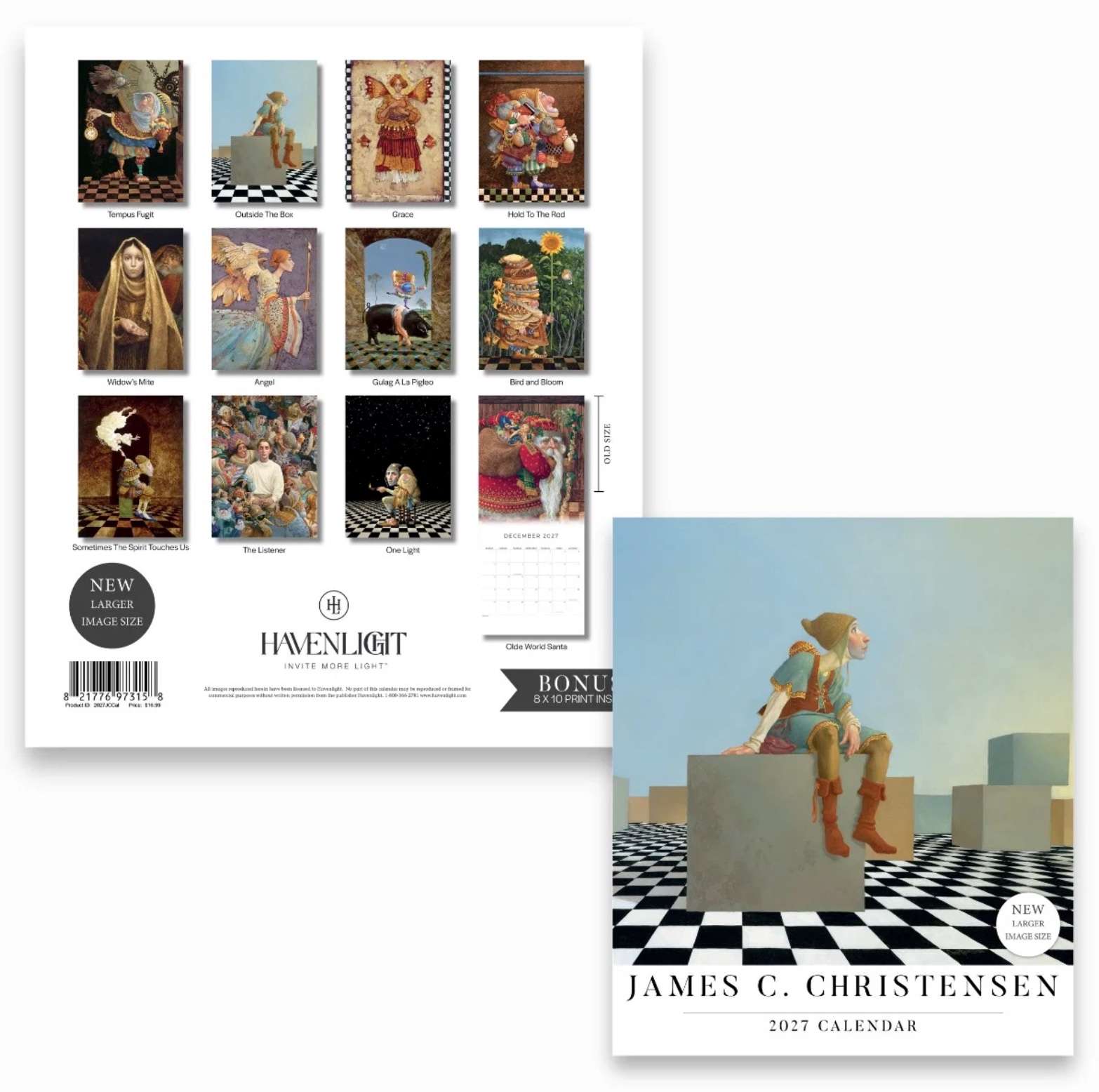 2027 James Christensen Wall Calendar