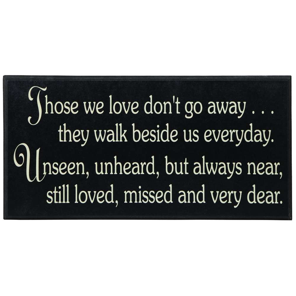 Those We Love (9x18 Plaque)